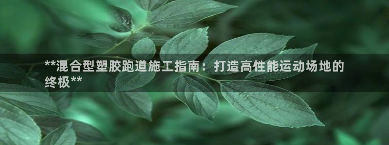 谈球吧怎么样：**混合型塑胶跑道施工指南：打造高性能