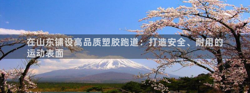 谈球吧app官方下载：在山东铺设高品质塑胶跑道：打造安全、耐用的
运动表面