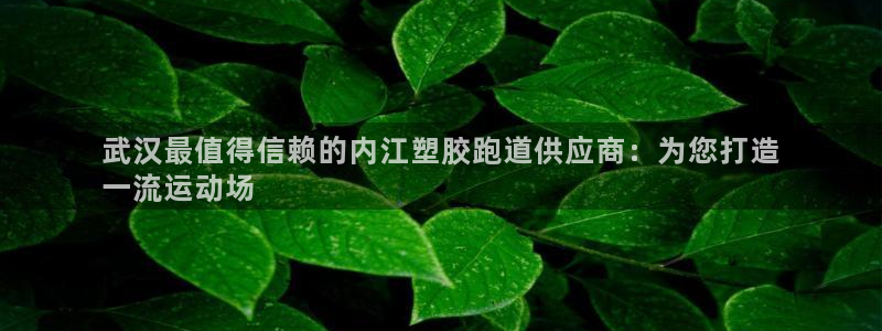 谈球吧在线登陆：武汉最值得信赖的内江塑胶跑道供应商：为您打造
一流运动场