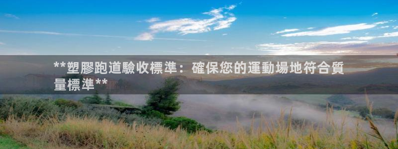 谈球吧：**塑膠跑道驗收標準：確保您的運動場地符合質
量標準**