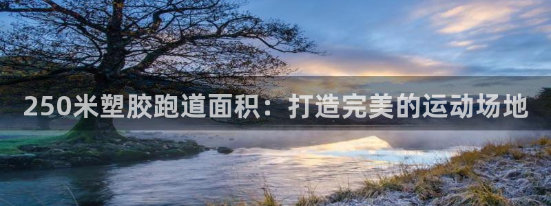 谈球吧体育app下载官网苹果版：250米塑胶跑道面积：打造完美的运动场地