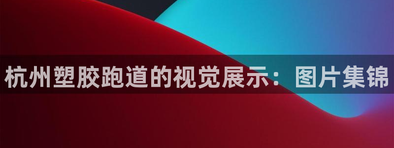 谈球吧官网在线入口手机版下载：杭州塑胶跑道的视觉展示：图片集锦