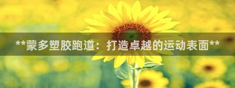 谈球吧体育app下载官网苹果：**蒙多塑胶跑道：打造卓越的运动表面**