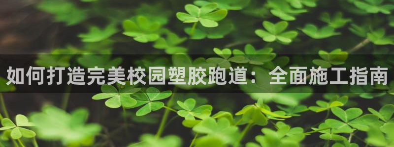 谈球吧官网登录：如何打造完美校园塑胶跑道：全面施工指南
