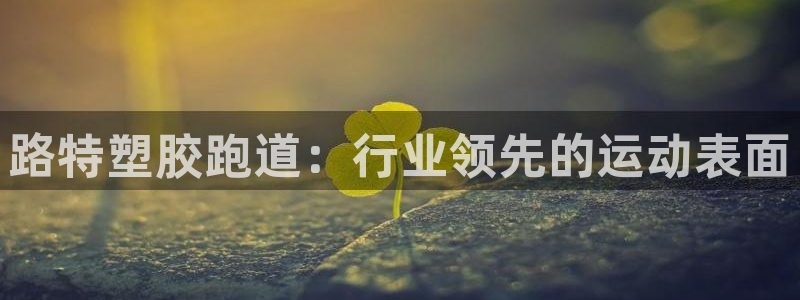 谈球吧体育app下载官网苹果：路特塑胶跑道：行业领先